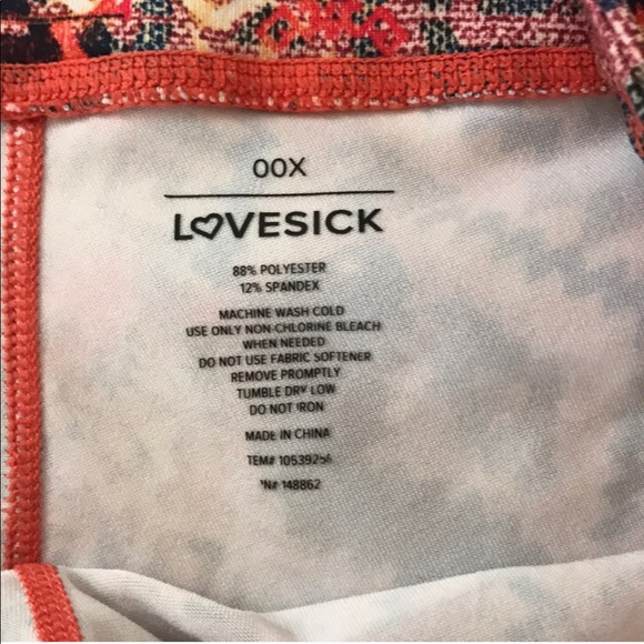 Lovesick by torrid spandex shorts - Picture 3 of 3